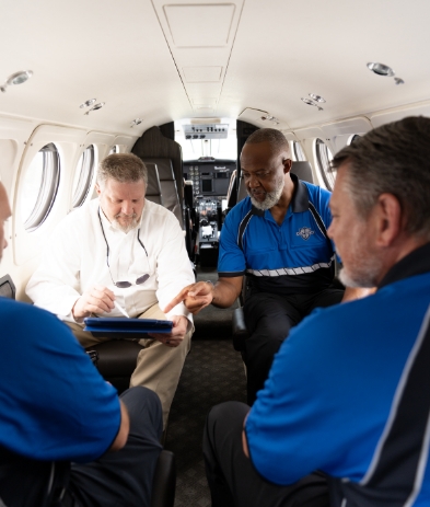 iDefend Meeting on Plane