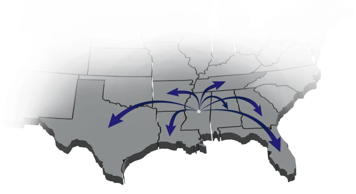 Map of iDefend Operations